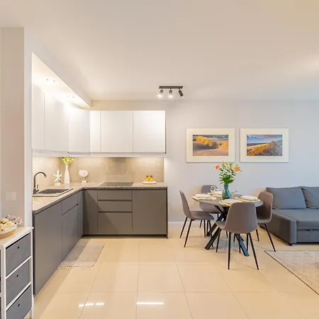 Lulu Apartments - Nomorerain - Apartament 2-Pokojowy Grzybowo - Klimatyzacja, Netflix Esterno foto